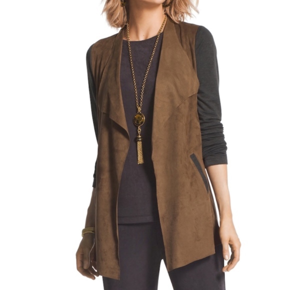 Chico's Jackets & Blazers - Traveler's Collection by Chico's Faux-Suede Jacket